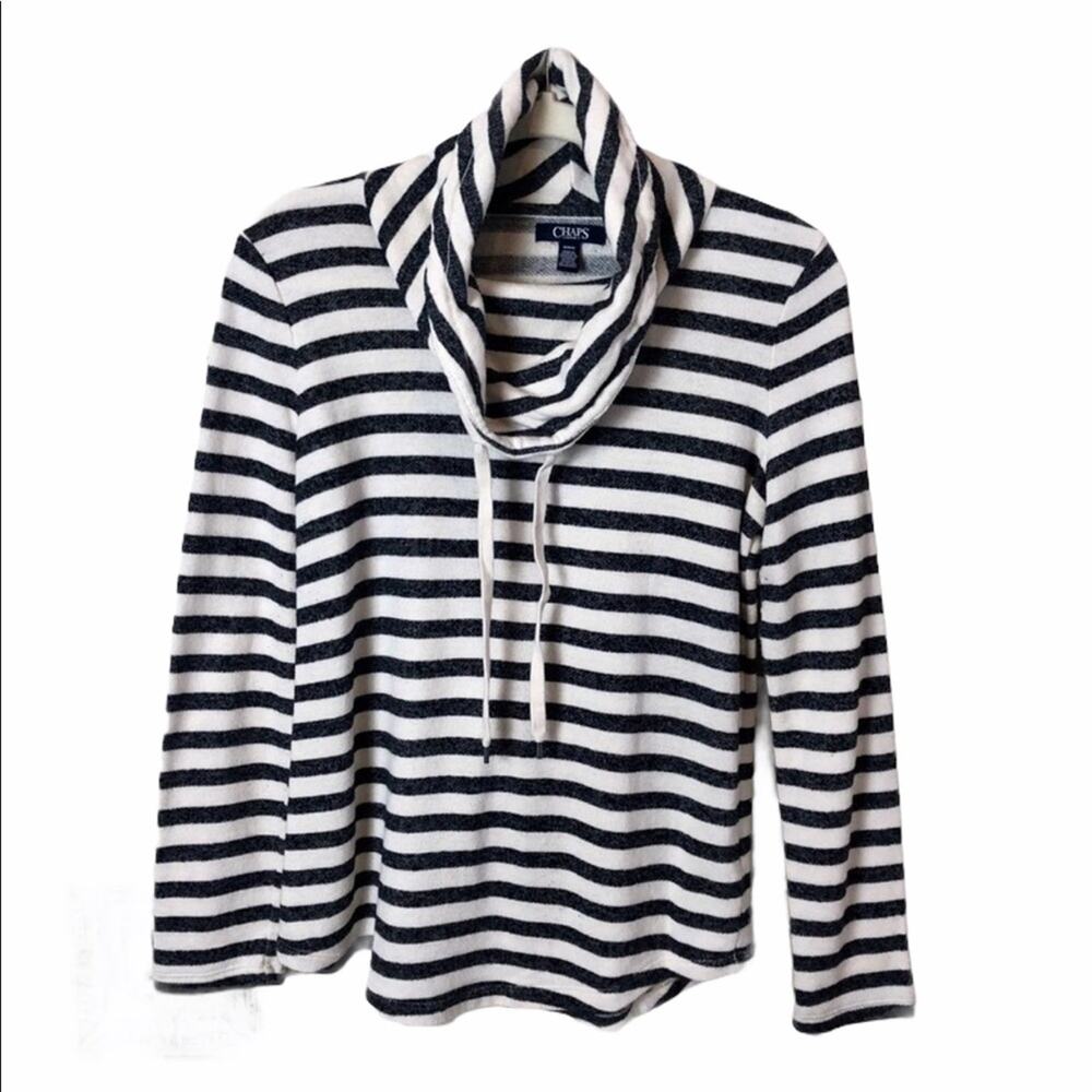 SALE Chaps Denim Ralph Lauren Striped Top M